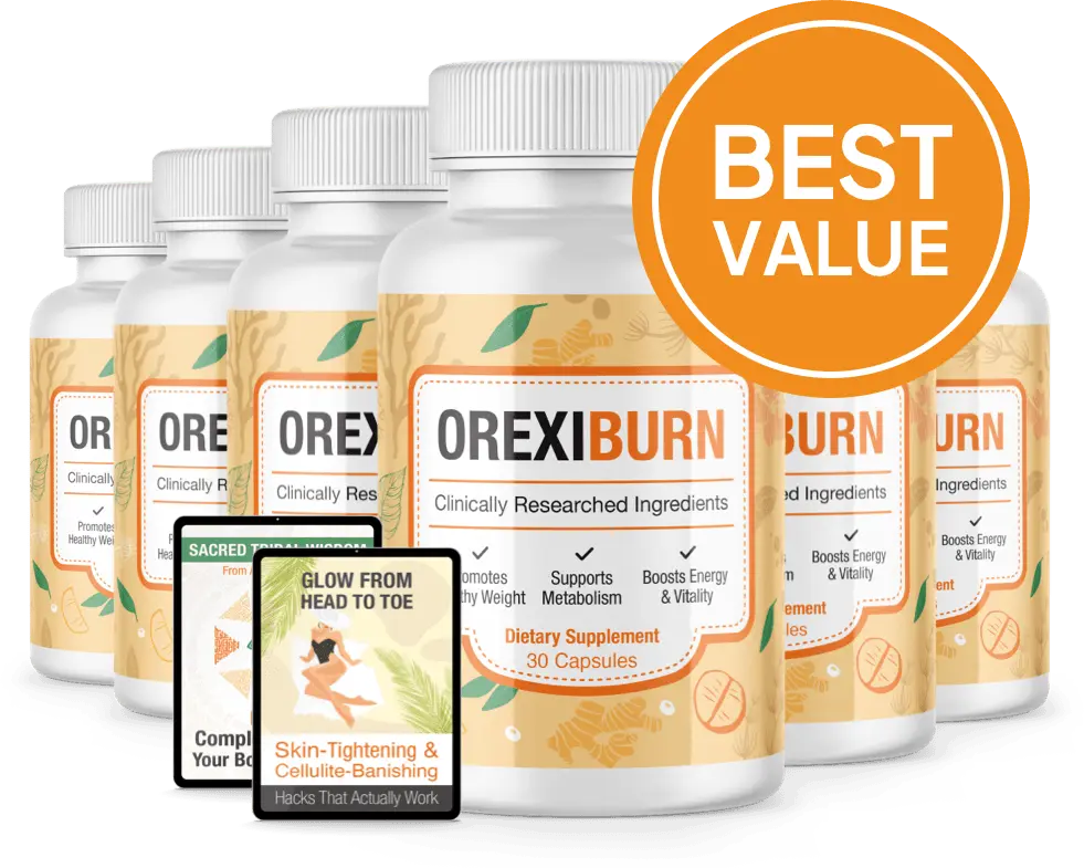 OrexiBurn bottle with bonus